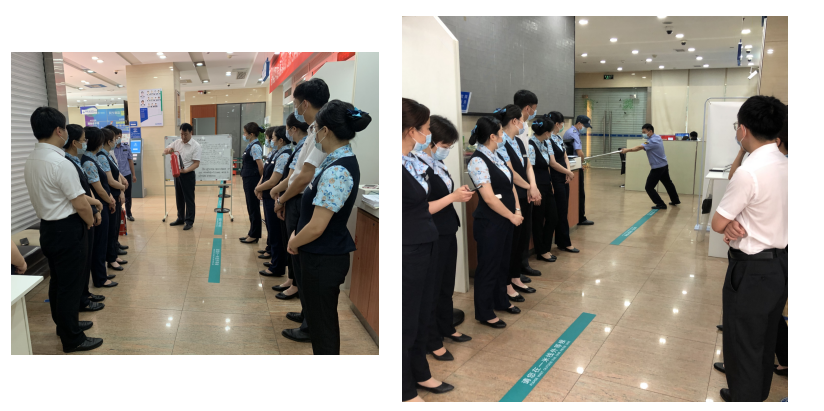 打好“安全保卫战”——民生银行武汉中南支行举行防火防爆预案演练