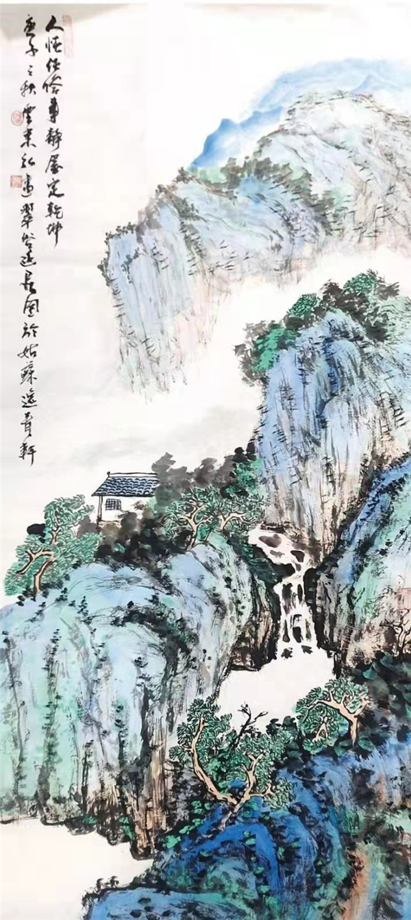 云大群作品《江山春色图》被人民大会堂管理局收藏