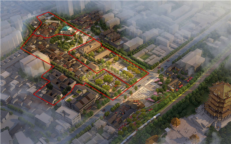 武昌古城建城1800年 经心书院特色文化街区项目开工