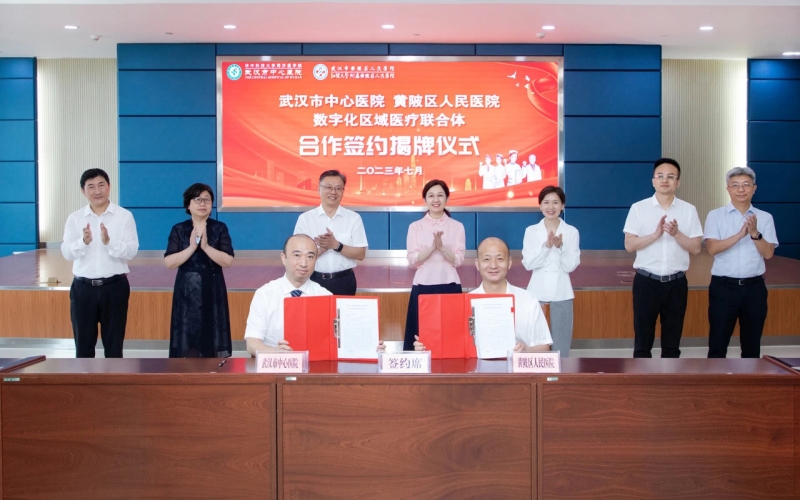 深度协作 武汉首个数字化区域医疗联合体在黄陂成立